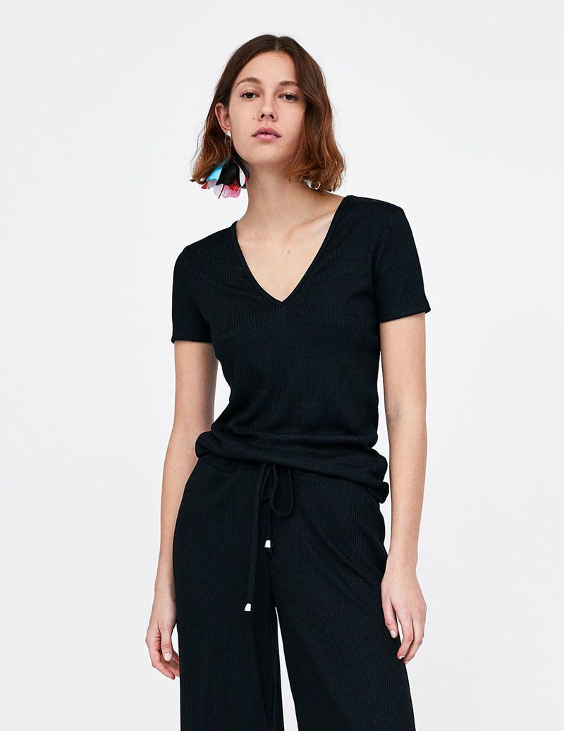 Linen Ribbed Top - Image 4