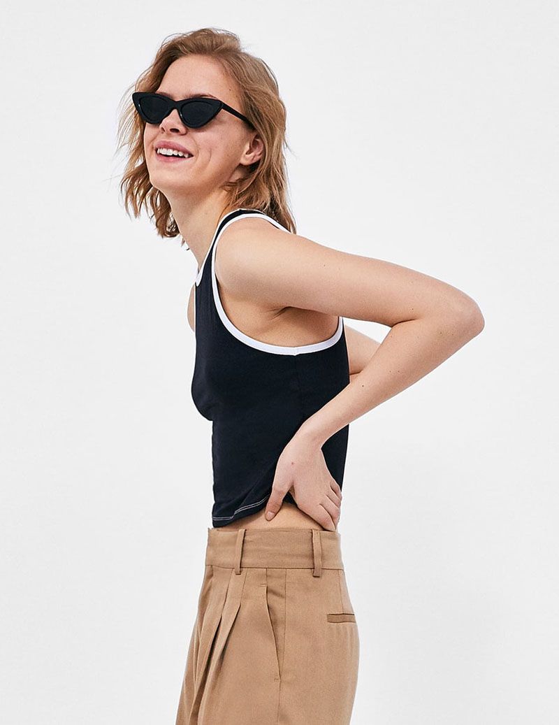 Top With Contrasting Trym - Image 2