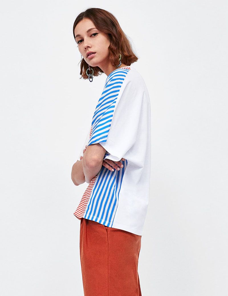 Contrasting Stripes Top - Image 2