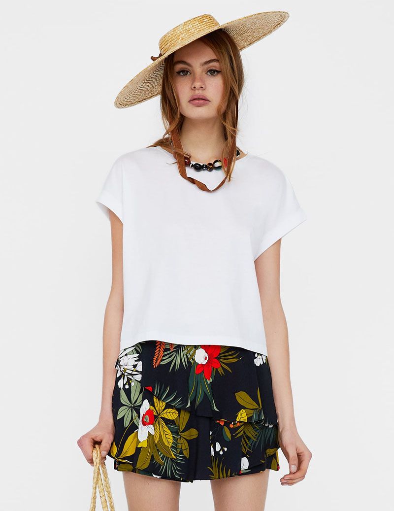 Basic Chopped T-Shirt - Image 2