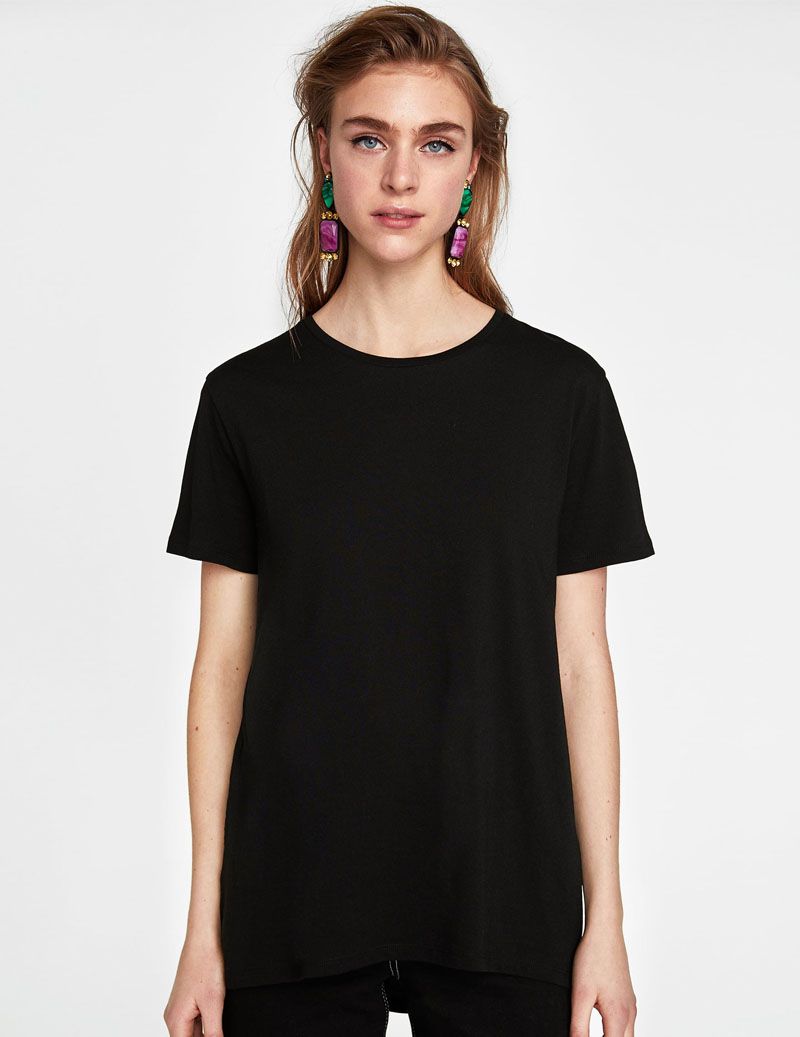 T-Shirt Black Bat Wings - Image 2