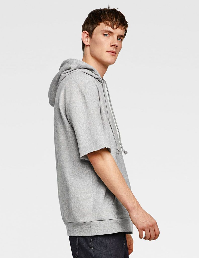 Hooded Sweat Shirt Pocket - الصورة 3