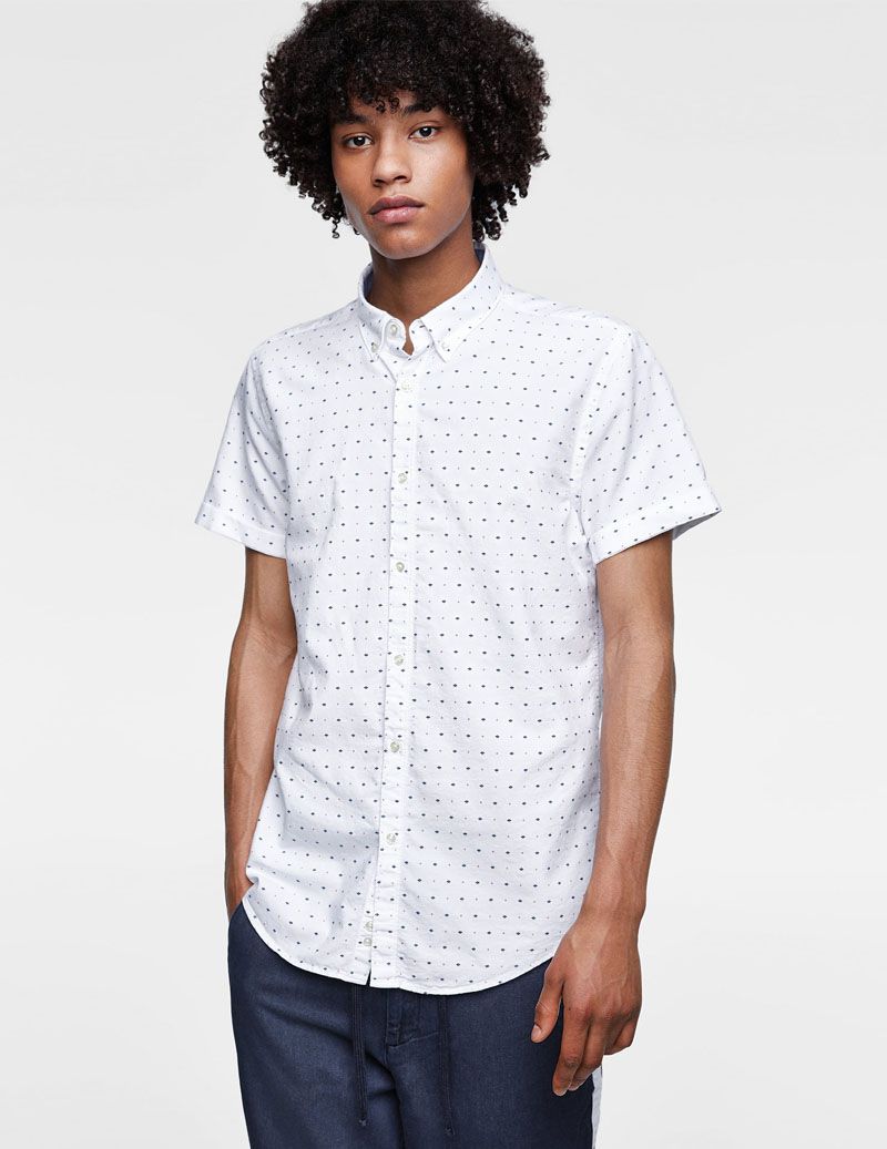 Printed Oxford Shirt - Image 2