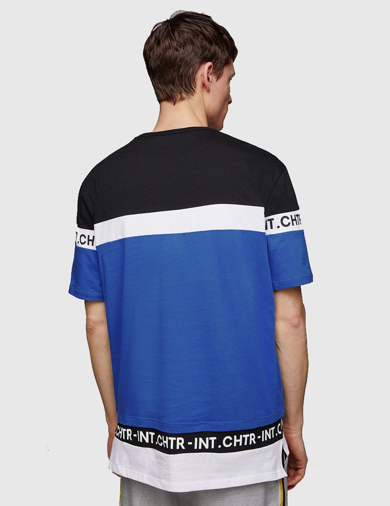 Color Block Print T-Shirt - Image 2