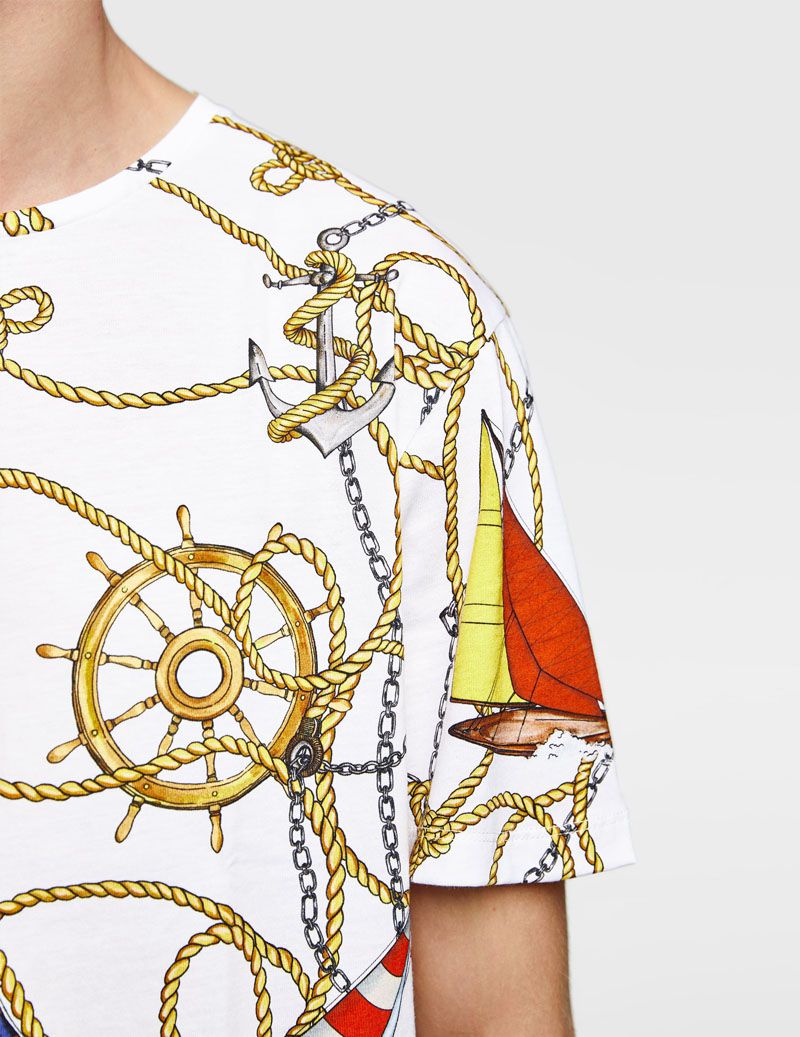 White Sailing T-Shirt - Image 4