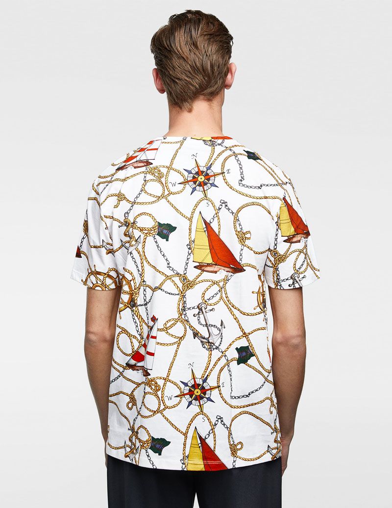 White Sailing T-Shirt - Image 2