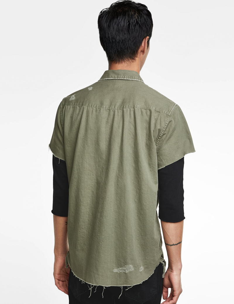 Basic Striped Polo Shirt - Image 3