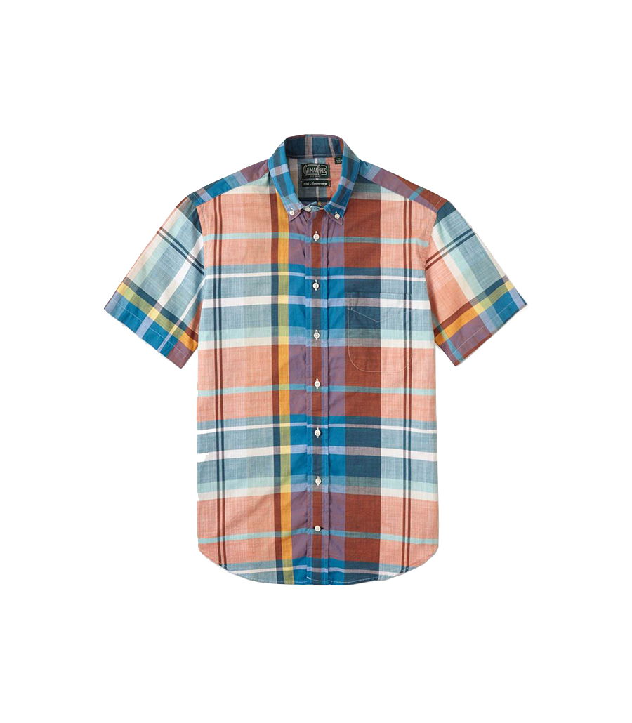 Checkered short-sleeve shirt - Image 2