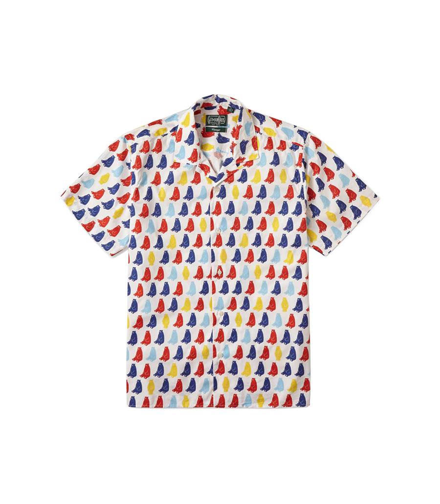 Patterned short-sleeve shirt