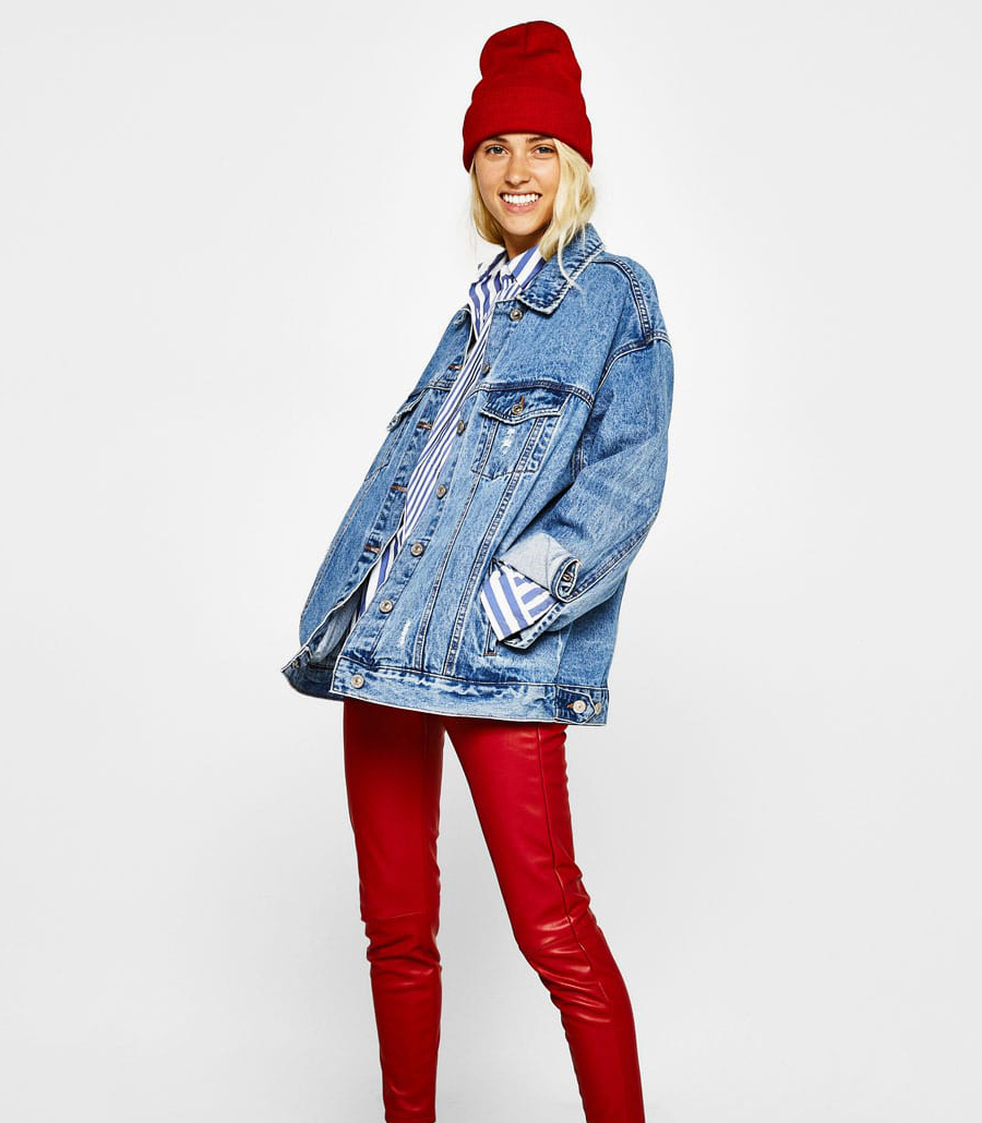 Oversized denim jacket - Image 2
