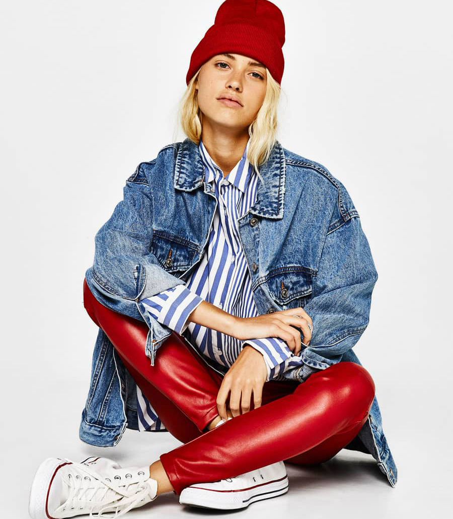 Oversized denim jacket - Image 3